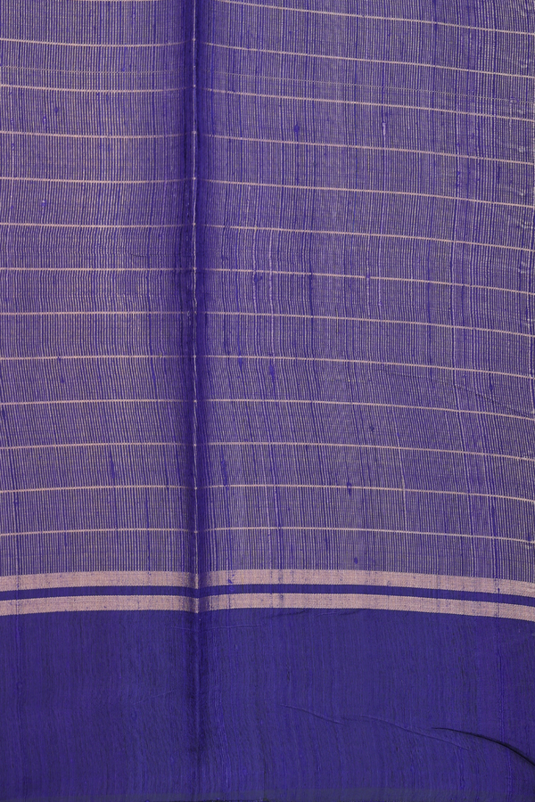 Jute Saree In Red With Checks Design