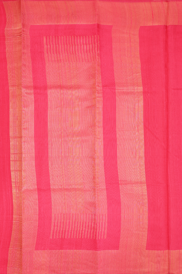 Jute Saree In Red With Malli Moggu Buttas