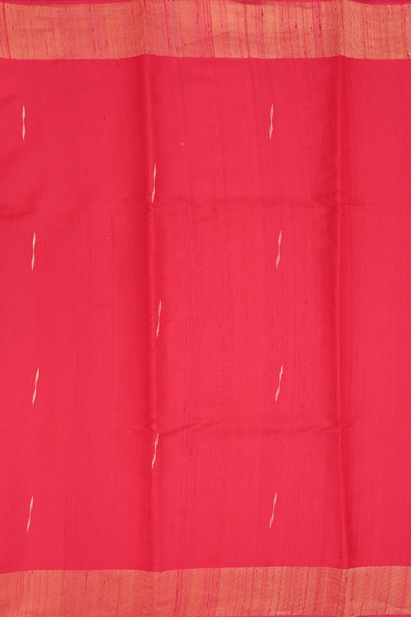 Jute Saree In Red With Malli Moggu Buttas