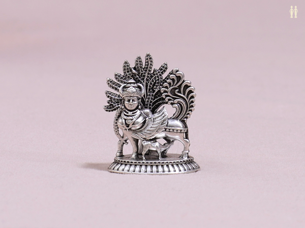 Kamadhenu Pure Silver Idol