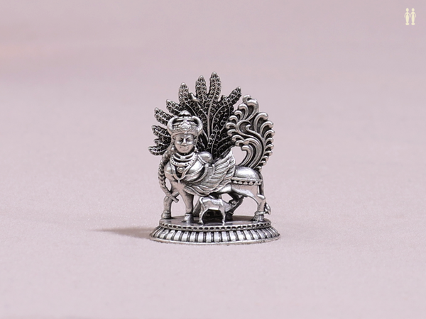 Kamadhenu Pure Silver Idol
