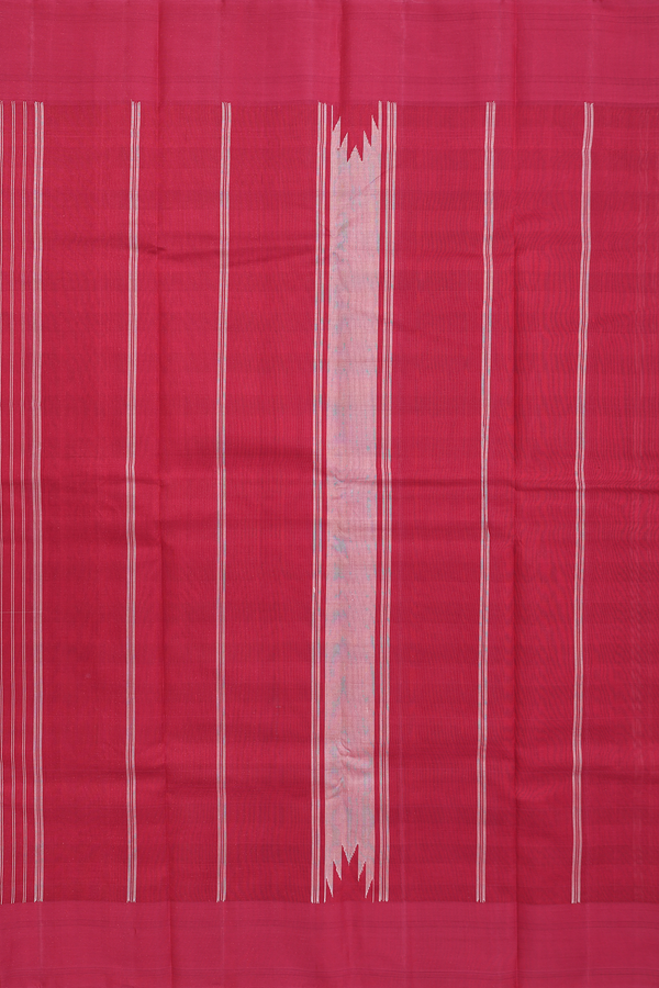 Kanchi Cotton Saree In Beige And Red With Checks Design