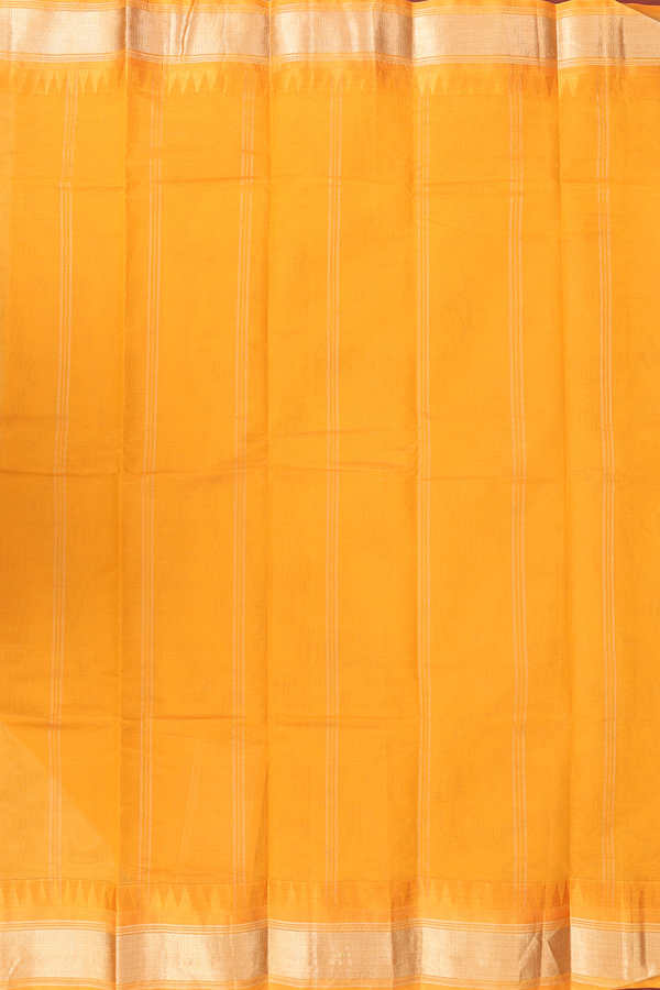 Kanchi Cotton Saree In Biscuit Color With Silk Border