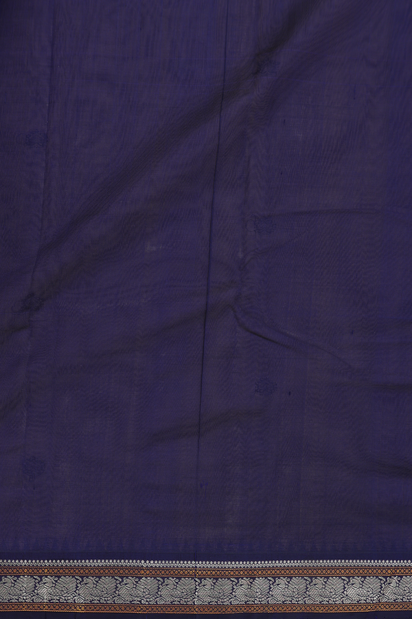 Kanchi Cotton Saree In Brown With Contrast Silk Border