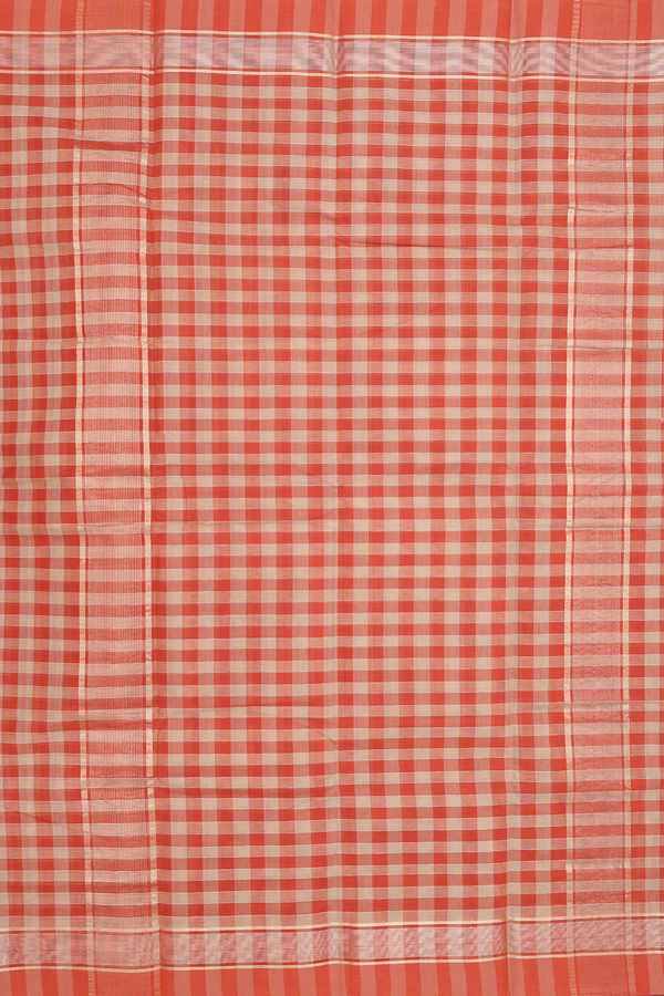 Kanchi Cotton Saree In Brown With Stripes Design