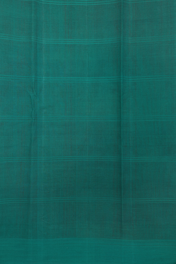 Kanchi Cotton Saree In Burgundy Red With Checks Design