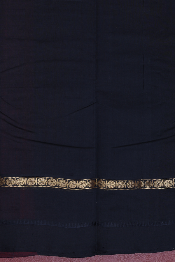 Kanchi Cotton Saree In Chilli Red With Checks Design