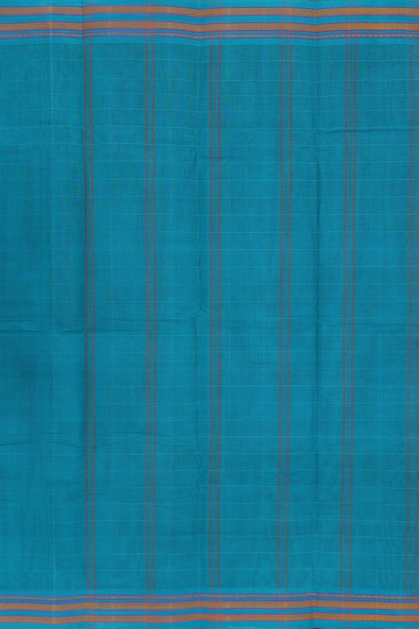 Kanchi Cotton Saree In Cocoa Brown With Self Stripes Design