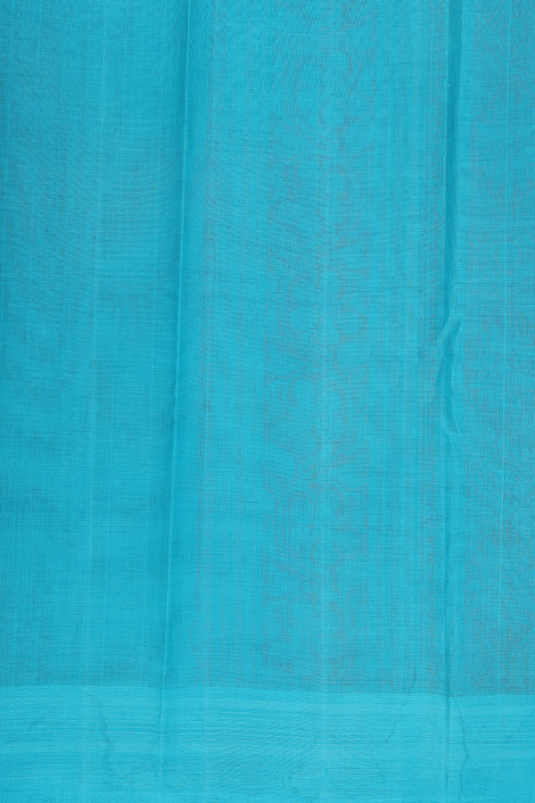 Kanchi Cotton Saree In Cocoa Brown With Threadwork Buttas