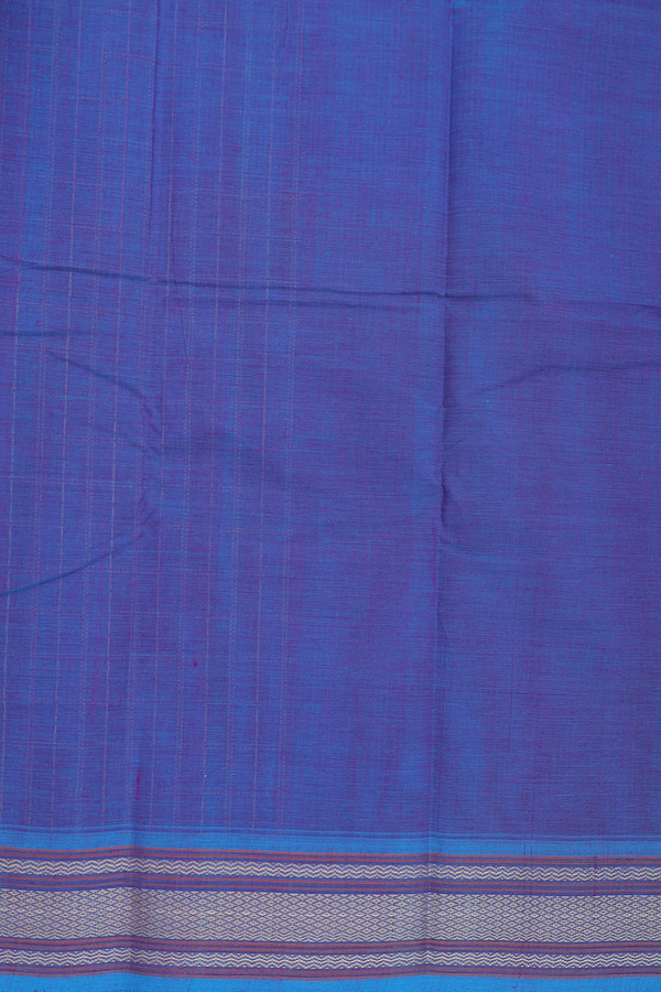 Kanchi Cotton Saree In Dual Tone With Checks Design