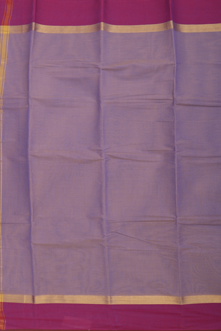 Kanchi Cotton Saree In Dual Tone With Contrast Border