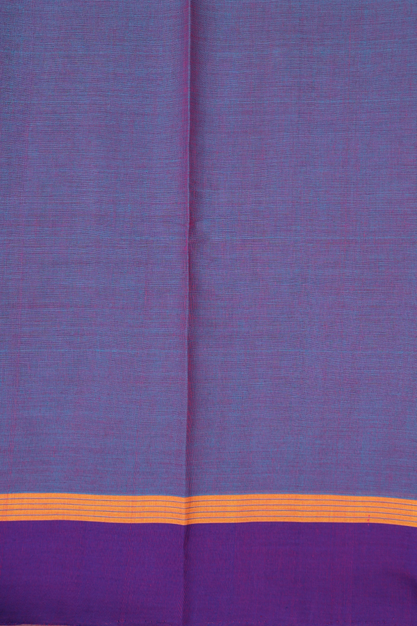 Kanchi Cotton Saree In Dual Tone With Iruthalai Pakshi Border