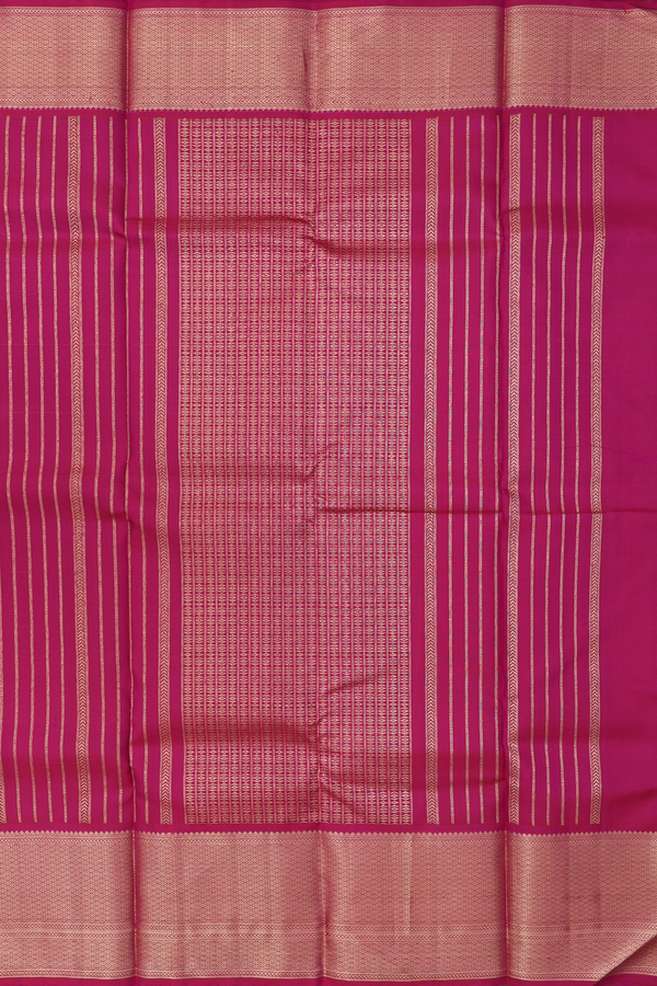 Kanchipuram Silk Saree In Dual Tone With Jacquard Pattern