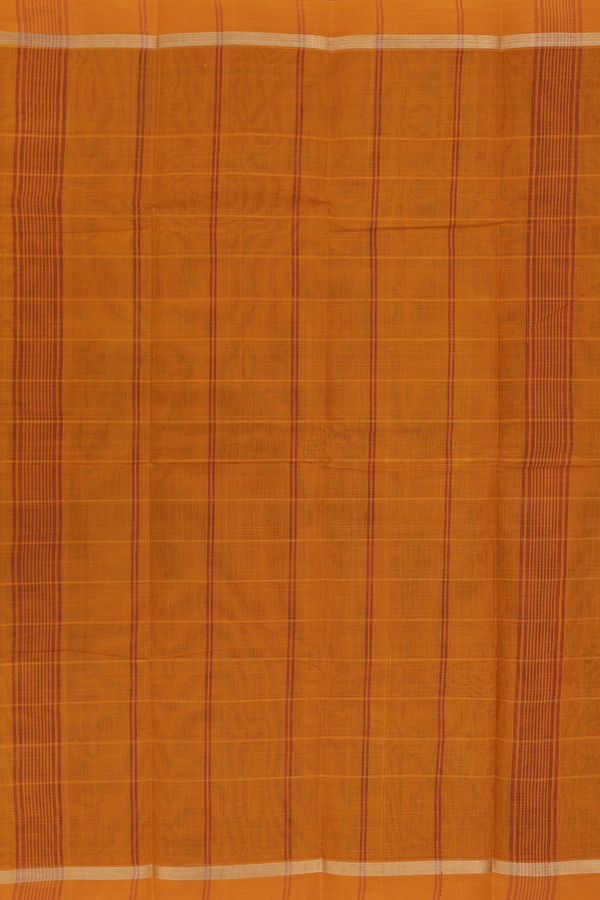 Kanchi Cotton Saree In Dual Tone With Self Stripes Design