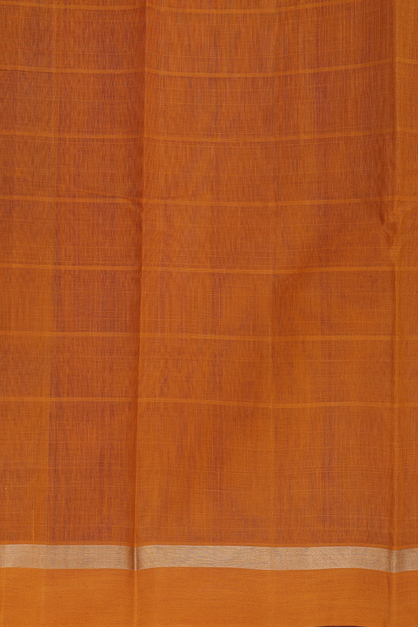 Kanchi Cotton Saree In Dual Tone With Self Stripes Design