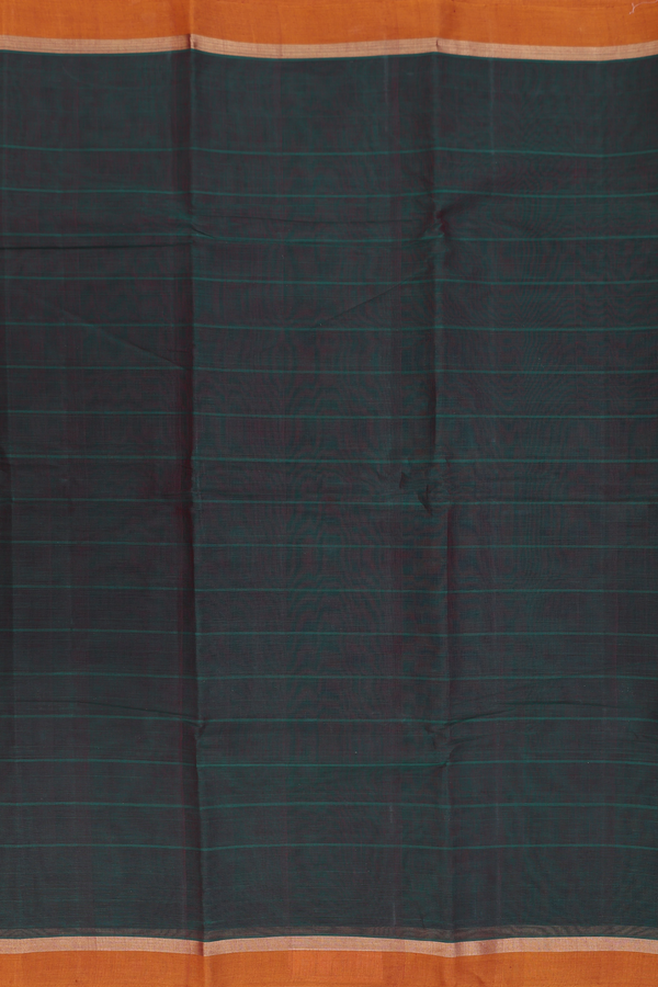 Kanchi Cotton Saree In Dual Tone With Self Stripes Design