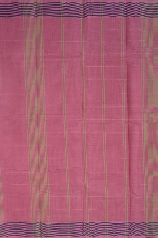 Kanchi Cotton Saree In Dual Tone With Stripes Design