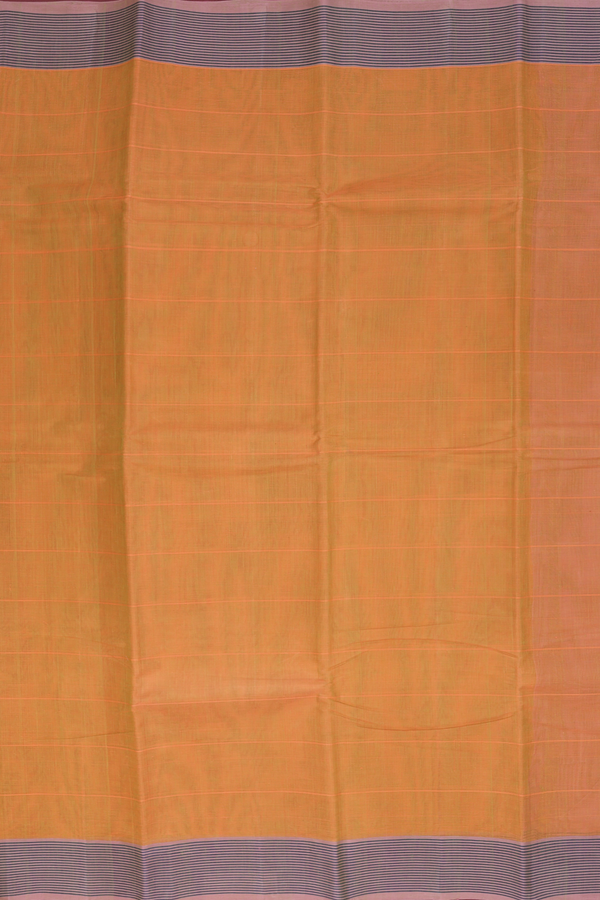 Kanchi Cotton Saree In Dual Tone With Stripes Design
