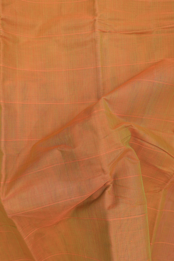 Kanchi Cotton Saree In Dual Tone With Stripes Design