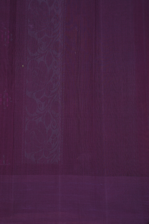 Kanchi Cotton Saree In Dual Tone With Threadwork Buttas