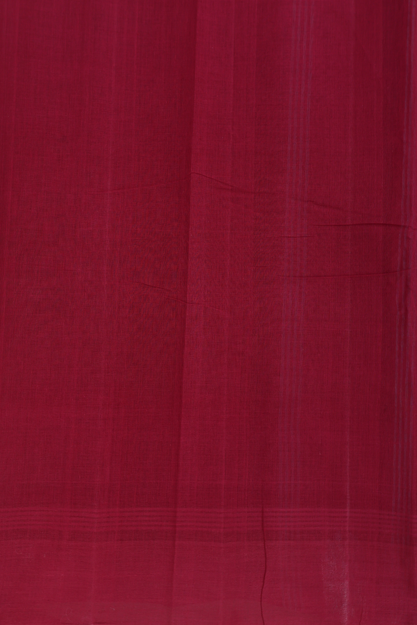 Kanchi Cotton Saree In Dusty Blue With Threadwork Buttas