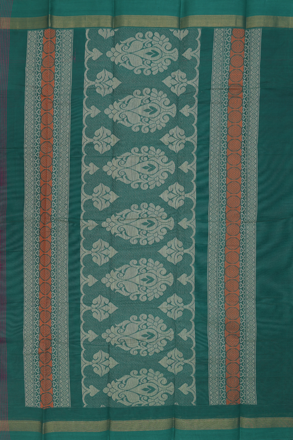 Kanchi Cotton Saree In Pink With Threadwork Motifs