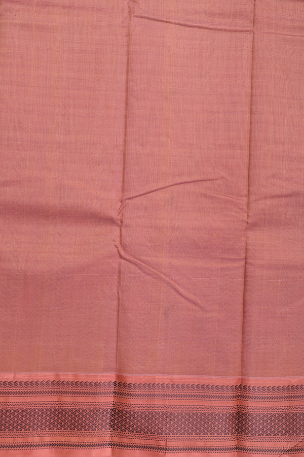 Kanchi Cotton Saree In Mulberry With Threadwork Buttas