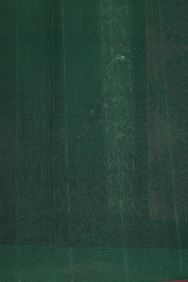 Kanchi Cotton Saree In Mulberry With Threadwork Buttas