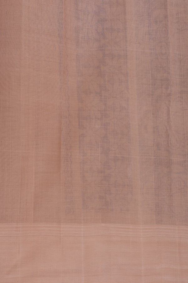 Kanchi Cotton Saree In Navy Blue With Paisley Buttas