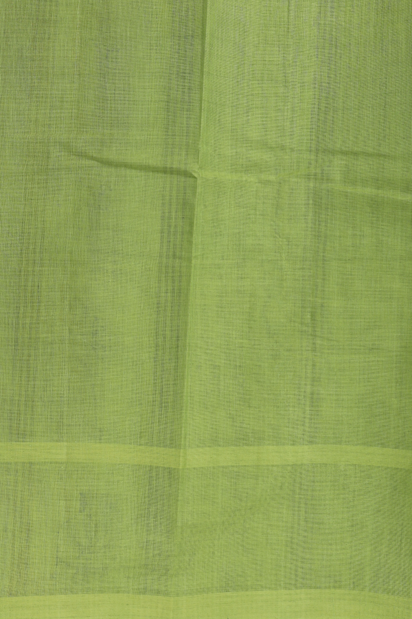 Kanchi Cotton Saree In Navy Blue With Paisley Buttas