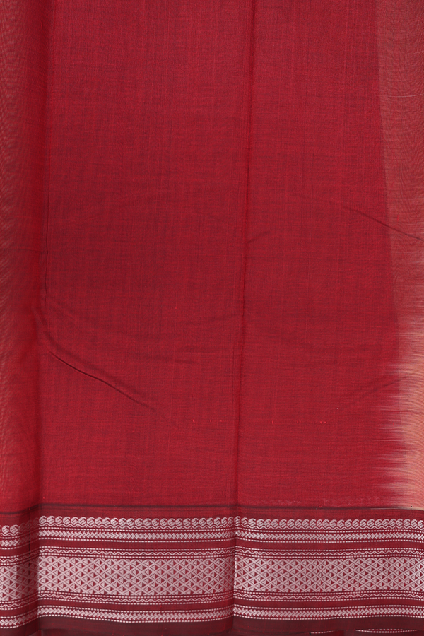 Kanchi Cotton Saree In Pastel Brown With Threadwork Buttas