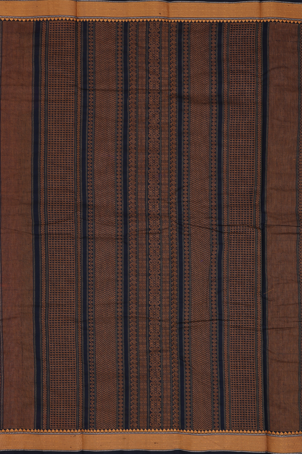 Kanchi Cotton Saree In Pink With Checks Design