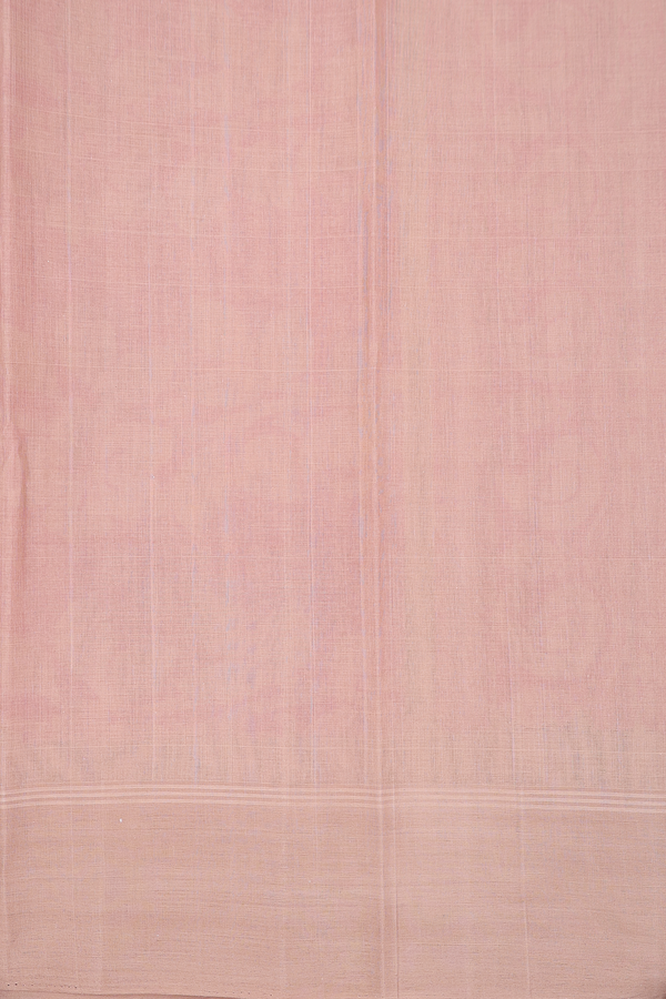 Kanchi Cotton Saree In Mulberry With Threadwork Buttis