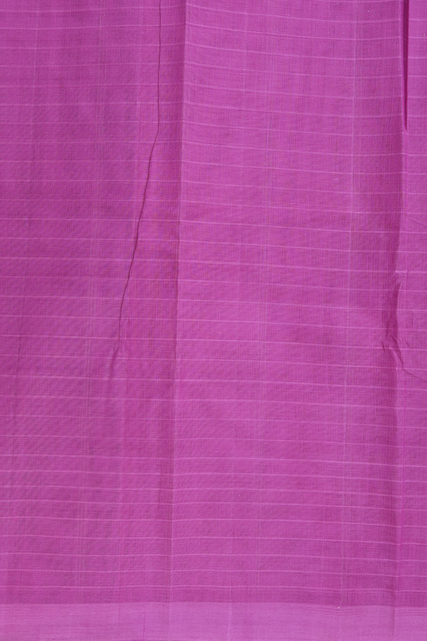 Kanchi Cotton Saree In Purple With Self Stripes Design