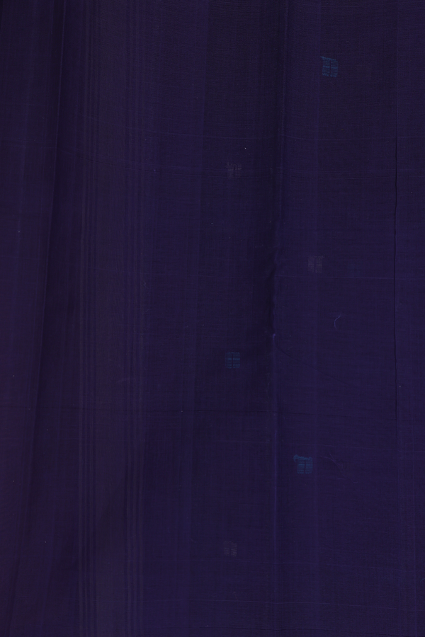 Kanchi Cotton Saree In Purple With Threadwork Buttas