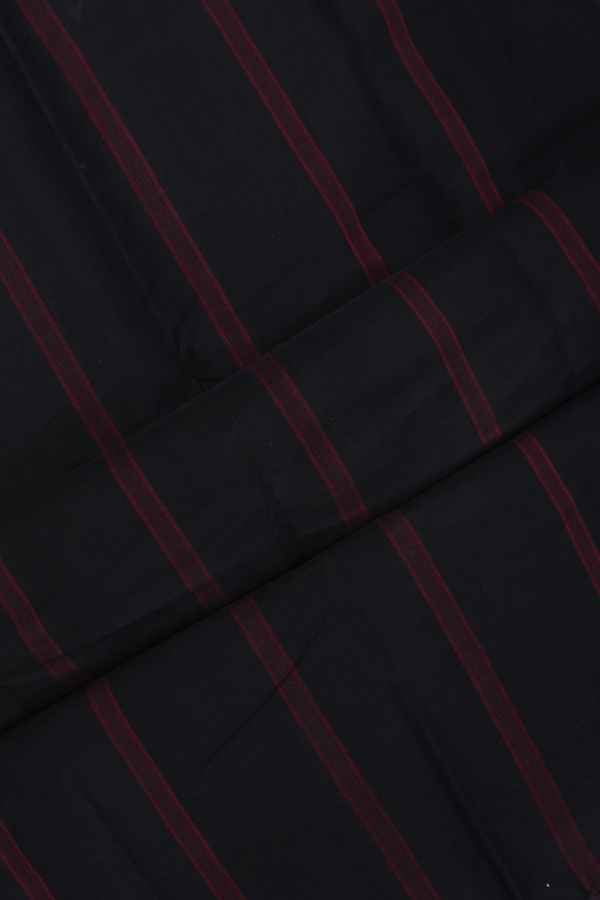 Kanchi Cotton Saree In Red And Green With Checks Design