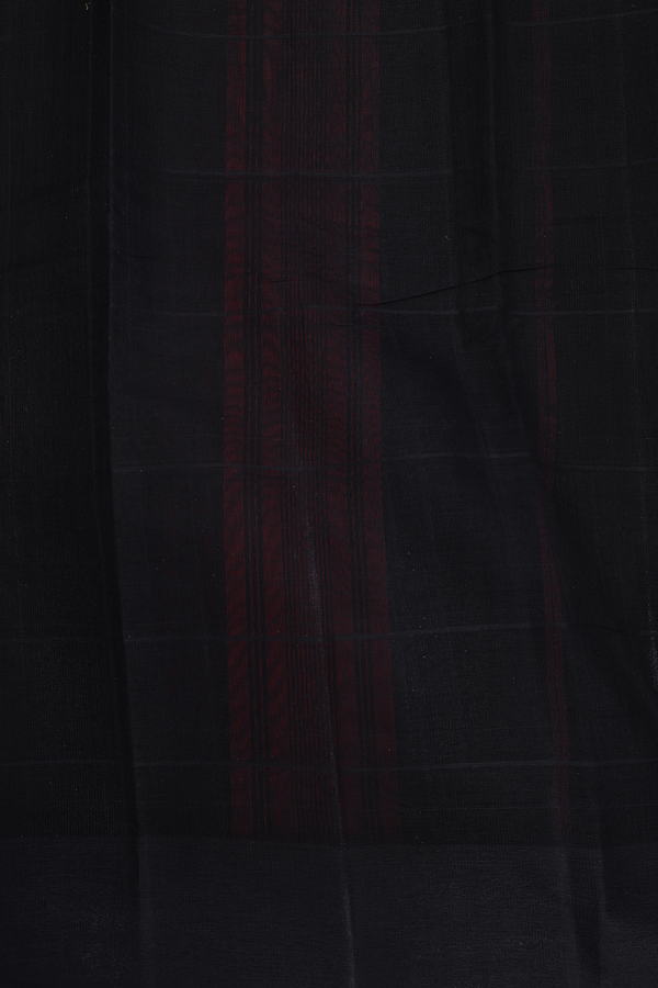 Kanchi Cotton Saree In Red With Checks Design