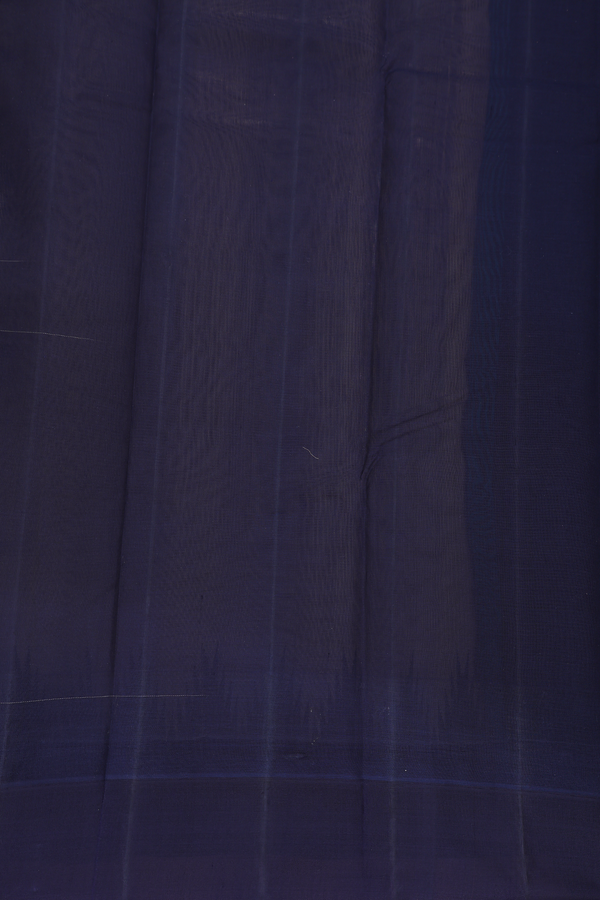 Kanchi Cotton Saree In Tan Brown With Contrast Silk Border