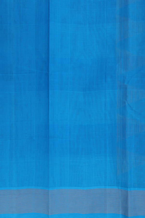 Kanchi Cotton Saree In Yellow With Checks Design