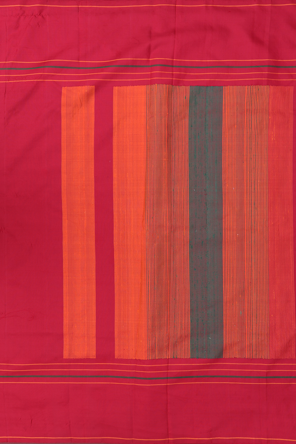 Kanchipuram Silk In Black With Threadwork Design