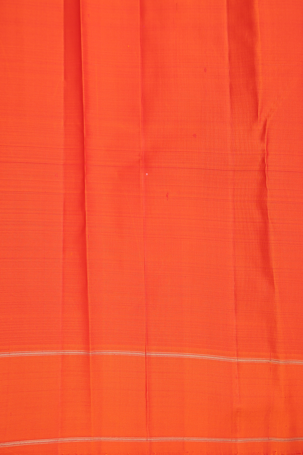 Kanchipuram Silk Saree In Rani Pink With Jacquard Pattern