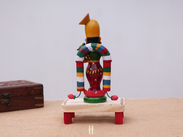 Wooden Handicraft Lord Meenakshi For Showpiece