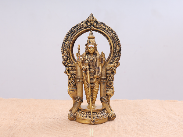 Lord Murugan Statue For Pooja Set