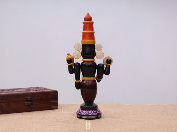 Wooden Handicraft Lord Balaji For Showpiece