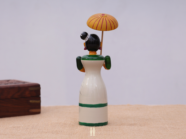 Wooden Handicraft Doll For Showpiece