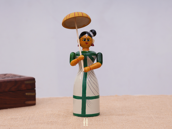 Wooden Handicraft Doll For Showpiece