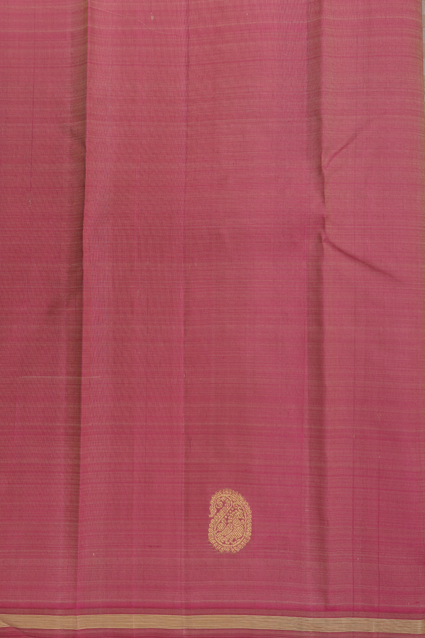 Kanchipuram Silk Saree Brown With Paai Madippu Kattam Design