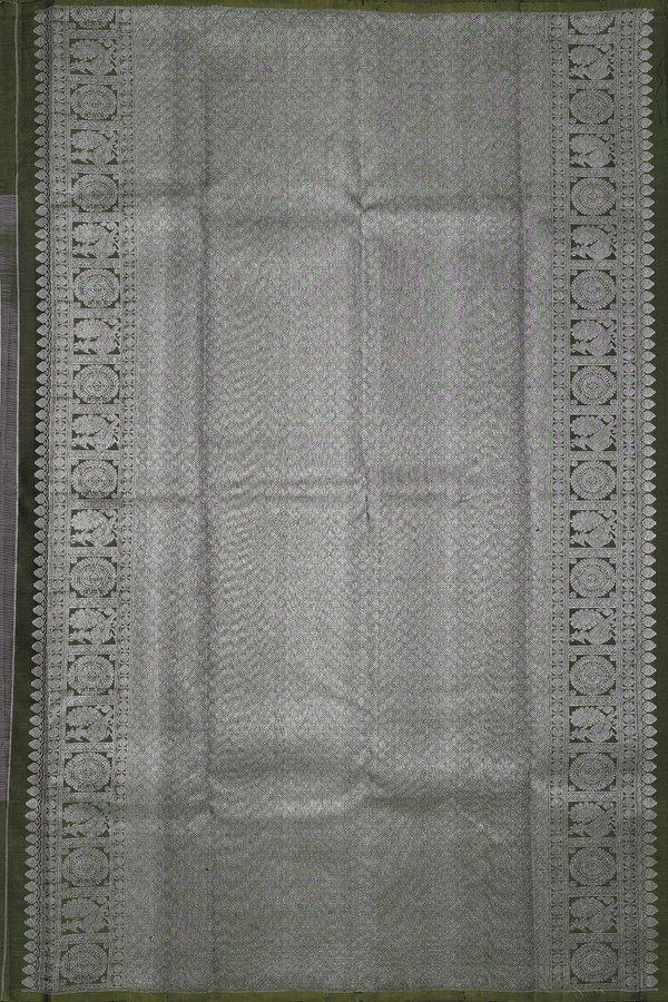 Kanchipuram Silk Saree Cocoa Brown With Vanasingaram Design