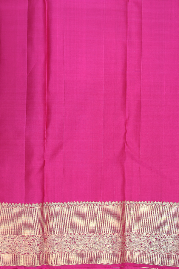 Kanchipuram Silk Saree Coffee Brown With Vanasingaram Design