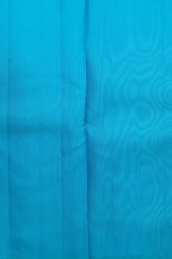 Kanchipuram Silk Saree Crimson Red With Half And Half Design